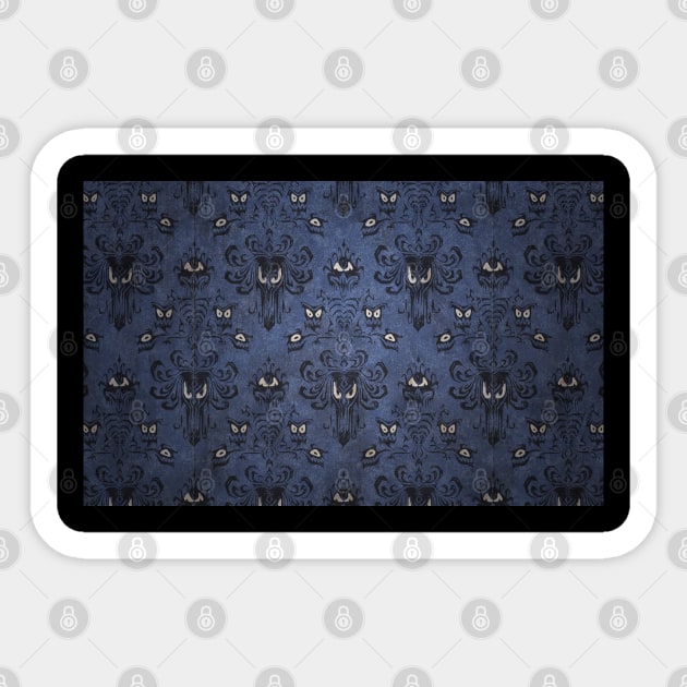 Ghostly Haunted Mansion Wallpaper Sticker by kevfla